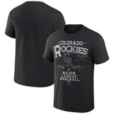 Colorado Rockies Darius Rucker Collection Beach Splatter T-Shirt Black