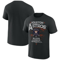 Houston Astros Darius Rucker Collection Beach Splatter T-Shirt Black