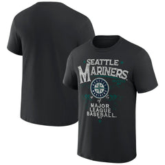 Seattle Mariners Darius Rucker Collection Beach Splatter T-Shirt Black