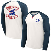 Chicago White Sox Darius Rucker Collection Team Color Raglan T-Shirt White/Navy