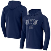 Chicago White Sox Darius Rucker Collection Waffle-Knit Raglan Pullover Hoodie Navy