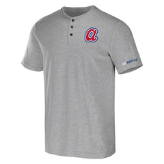 Atlanta Braves Darius Rucker Collection Henley T-Shirt Heather Gray