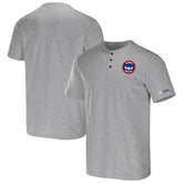 Chicago Cubs Darius Rucker Collection Henley T-Shirt Heather Gray