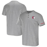 Cleveland Guardians Darius Rucker Collection Henley T-Shirt Heather Gray