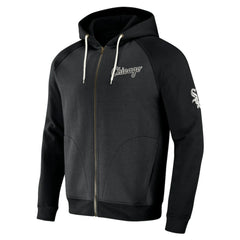 Chicago White Sox Darius Rucker Collection Raglan Full-Zip Hoodie Black