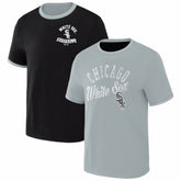 Chicago White Sox Darius Rucker Collection Two-Way Ringer Reversible T-Shirt Black/Gray