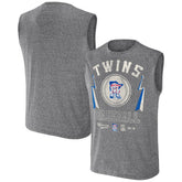 Minnesota Twins Darius Rucker Collection Relaxed-Fit Muscle Tank Top Charcoal