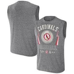 St. Louis Cardinals Darius Rucker Collection Relaxed-Fit Muscle Tank Top Charcoal