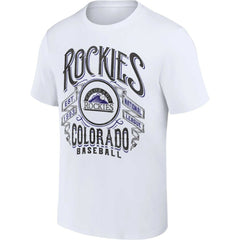 Colorado Rockies Darius Rucker Collection Distressed Rock T-Shirt White