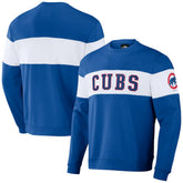 Chicago Cubs Darius Rucker Collection Stripe Pullover Sweatshirt Royal