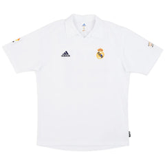 R.CARLOS #3 Retro Real Madrid Centenary Home Jersey 2002/03