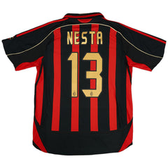 NESTA #13 Retro AC Milan Home Jersey 2006/07