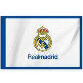 Real Madrid Team Flag - White/Blue