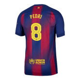 PEDRI #8 Barcelona Home Match Jersey Player Version 2025/26 - UCL