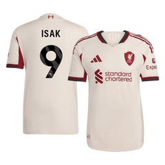 ISAK ##9 Liverpool Away Match Jersey Player Version 2025/26