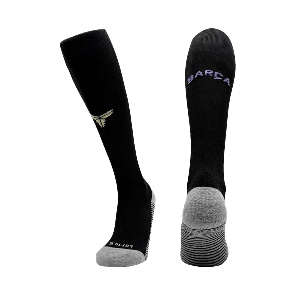 Barcelona Away Soccer Socks - Black 2025/26