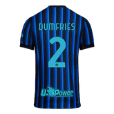 DUMFRIES #2 Inter Milan Home Match Jersey Player Version 2025/26