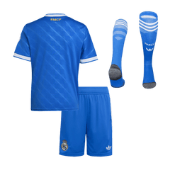 Kids Real Madrid Third Jersey Full Kit 2025/26