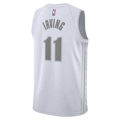 Unisex Dallas Mavericks Kyrie Irving #11 White Swingman Jersey - City Edition