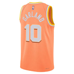 Unisex Cleveland Cavaliers Darius Garland #10 Orange Swingman Jersey 2025/26 - City Edition