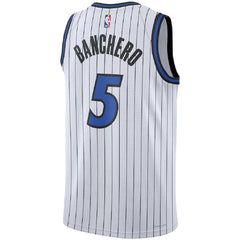 Unisex Orlando Magic Paolo Banchero #5 White Swingman Jersey - Association Edition