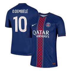 O.DEMBÉLÉ #10 PSG Home Match Jersey Player Version 2025/26