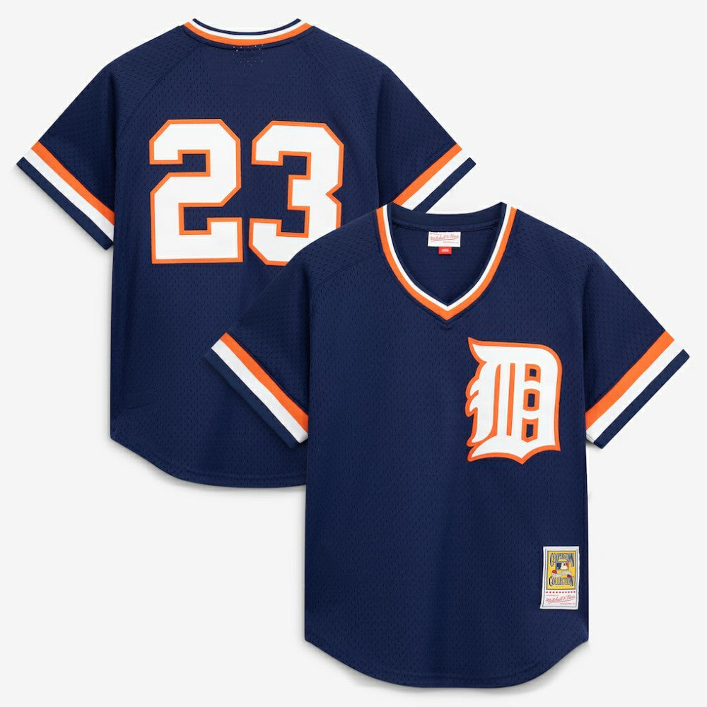 Kirk Gibson Detroit Tigers Authentic Batting Practice Jersey Navy