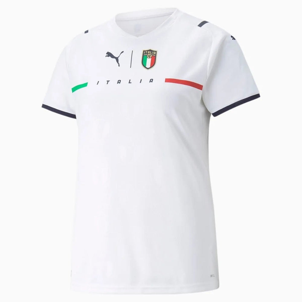 2021-22 Italy Women Away Soccer Jersey - White