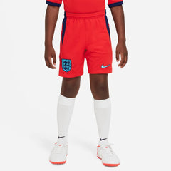 2022-23 England Youth Away Soccer Short Red-Blue Void