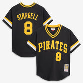 Willie Stargell Pittsburgh Pirates Authentic Batting Practice Jersey Black