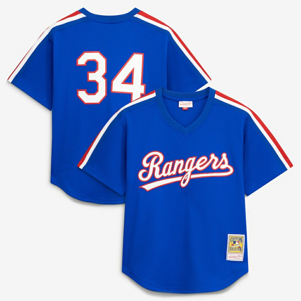 Nolan Ryan Texas Rangers Authentic Batting Practice Jersey Royal