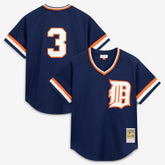 Alan Trammell Detroit Tigers Authentic Batting Practice Jersey Navy
