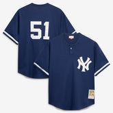Bernie Williams New York Yankees Authentic Batting Practice Jersey Navy