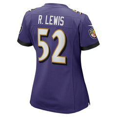 Ray Lewis Baltimore Ravens Women's Game Jersey - Purple discount