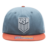 Fan Ink Collection USA Swingman Snapback Hat Light Blue/Orange