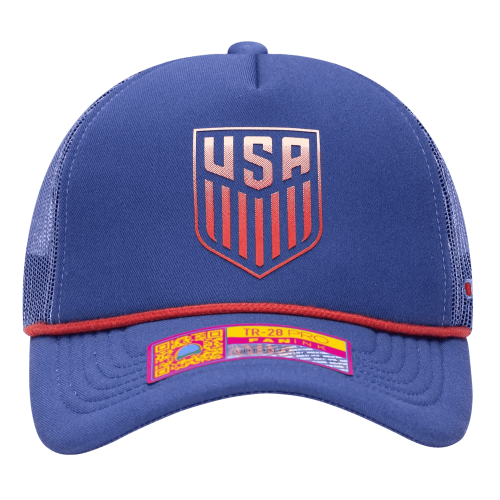 Fan Ink Collection USA Atmosphere Trucker Hat Blue