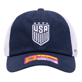 Fan Ink Collection USWNT Aerial Adjustable Hat Navy/White