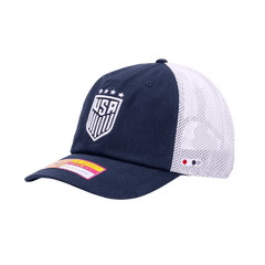 Fan Ink Collection USWNT Aerial Adjustable Hat Navy/White