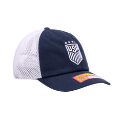 Fan Ink Collection USWNT Aerial Adjustable Hat Navy/White