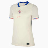 2025 France Women's Stadium Away Soccer Jersey Pale Ivory/Bright Blue/Light Madder Root