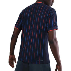 2025 USA Men's Authentic Away Soccer Jersey Obsidian/Challenge Red