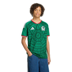 2026 Mexico Youth Stadium Home Soccer Jersey Bold Green
