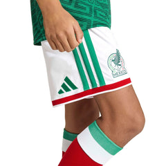 2026 Mexico Youth Home Shorts White