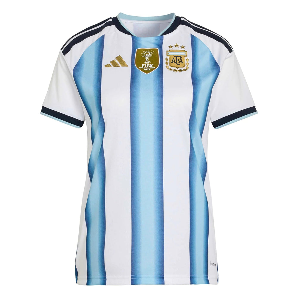 2026 Argentina Women's Stadium Home Soccer Jersey White / Icey Blue / Light Blue