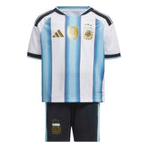 2026 Argentina Kid's Home Mini Kit White / Icey Blue / Light Blue
