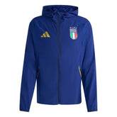 2026 Italy Men's Tiro Travel Full Zip Windbreaker Victory Blue