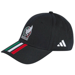 2026 Mexico Baseball Cap 3 Stripes Black