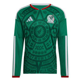 2026 Mexico Men's Stadium Home Long-Sleeve Soccer Jersey Bold Green