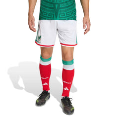2026 Mexico Men's Authentic Home Shorts White