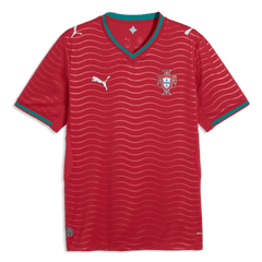 2026 Portugal Men's Stadium Home Soccer Jersey Club Red-Green Lagoon